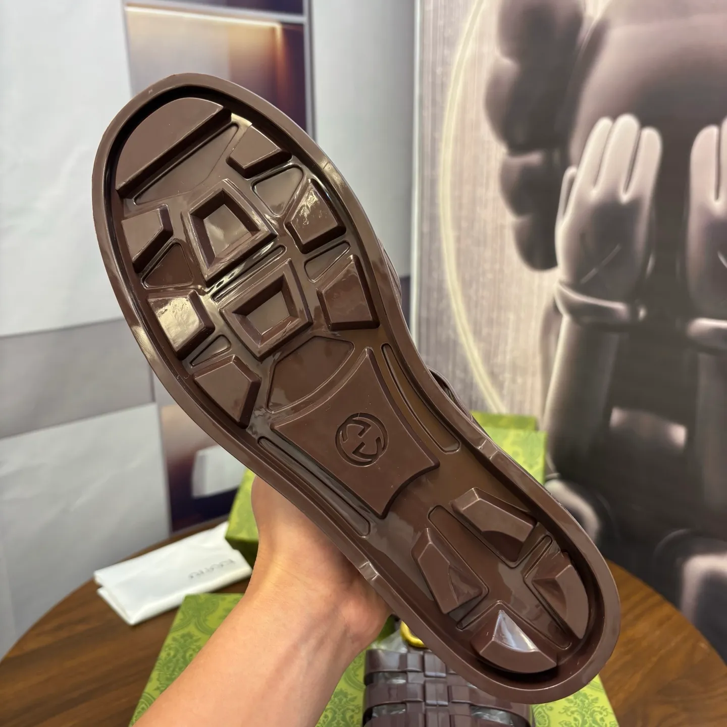 Men's shoes 260💰 [Gucci] Counter quality, top-quality original goods, real photos! Original TPU material, fine workmanship, comfortable; genuine 1:1 replica Size: 36 ~ 46 Half drag: 38 ~ 46